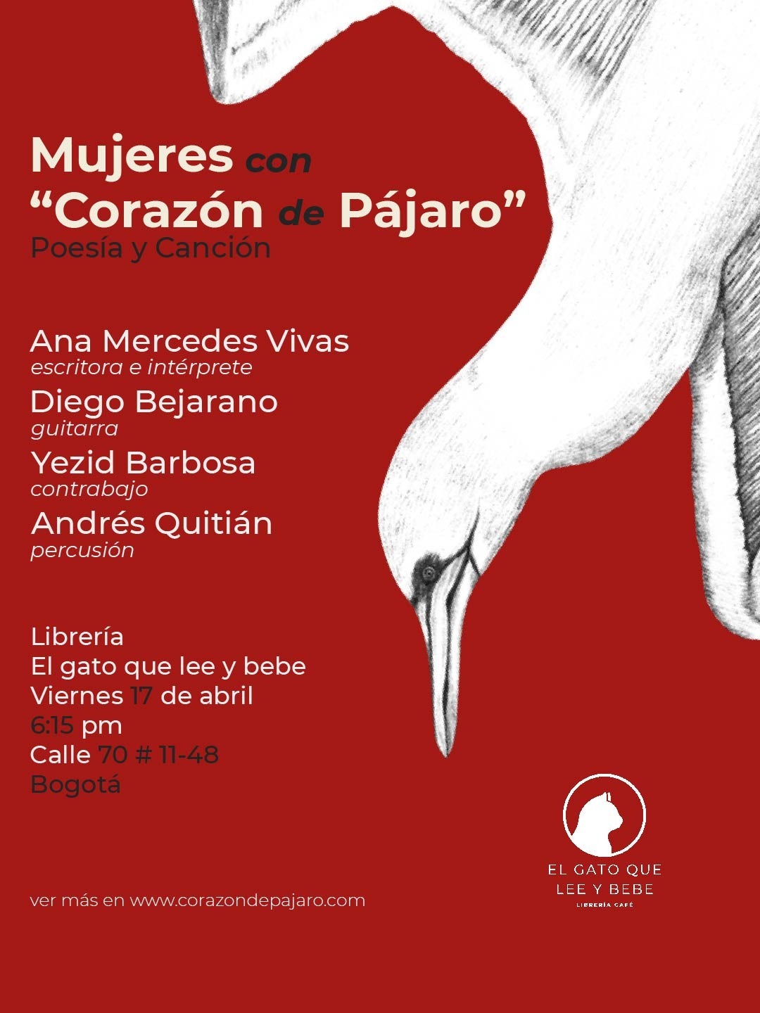 Poesia y Cancion con Ana Mercedes Vivas, Andres Quitian, Yesid Barboza y Diego Bejarano en La Vuelta 2025